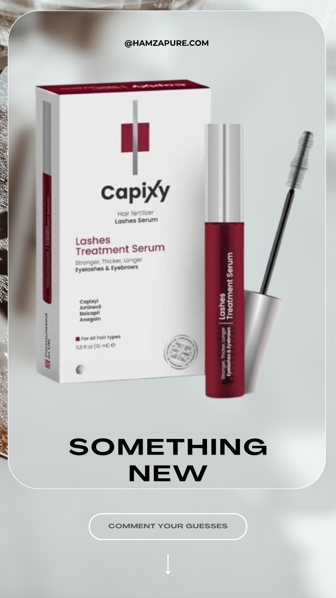 CAPIXY HAIR FERTILIZER LASHES SERUM FOR ALL HAIR 10 ML