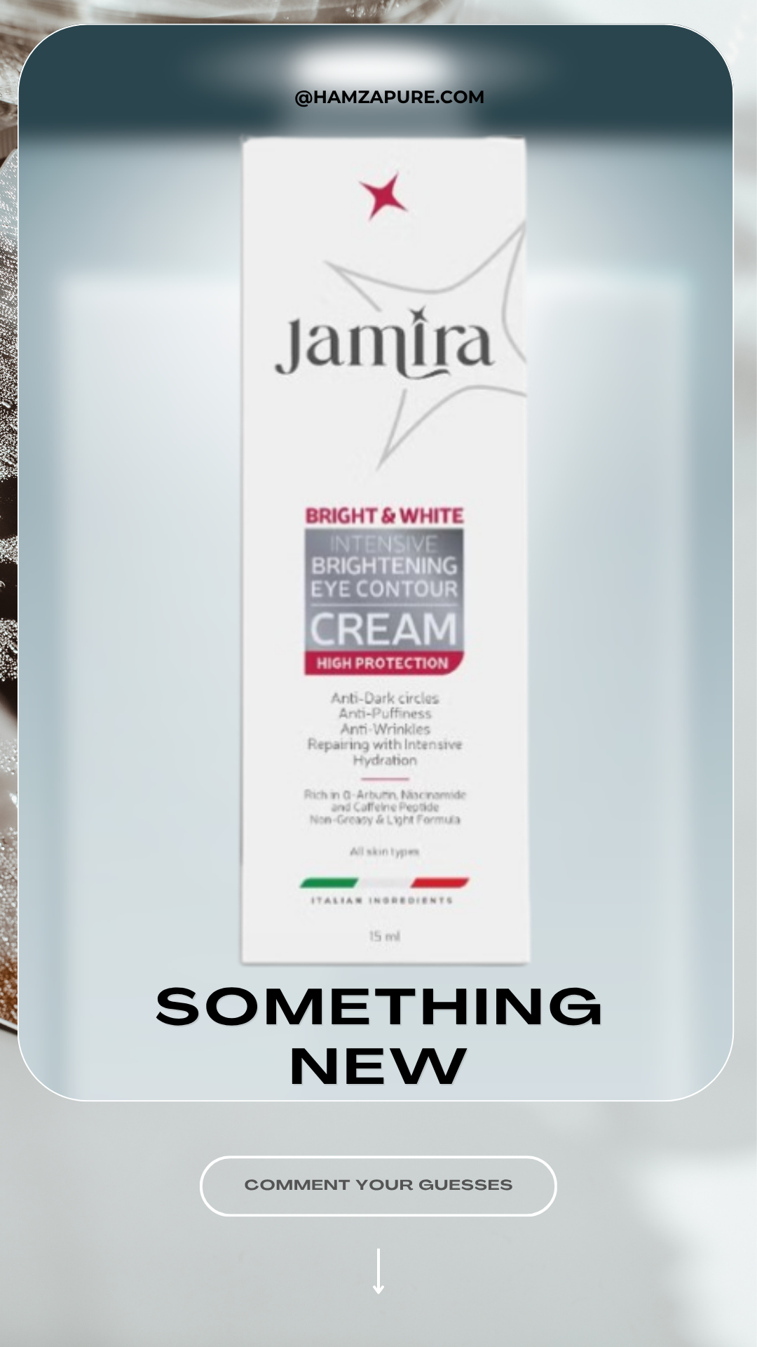 JAMIRA BRIGHT AND WHITE EYE CONTOUR CREAM 15 ML