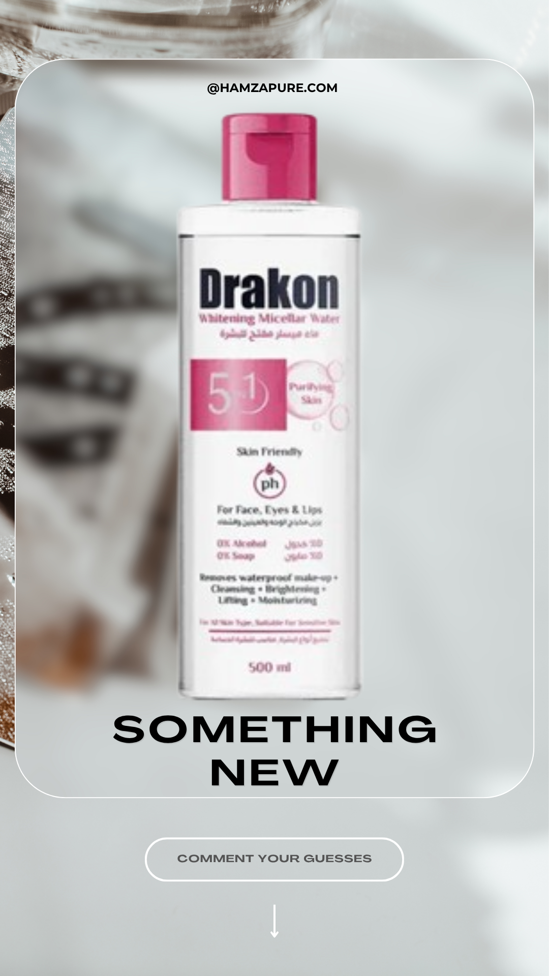 DRAKON WHITENING MICELLAR WATER MAKE UP REMOVER 500 ML