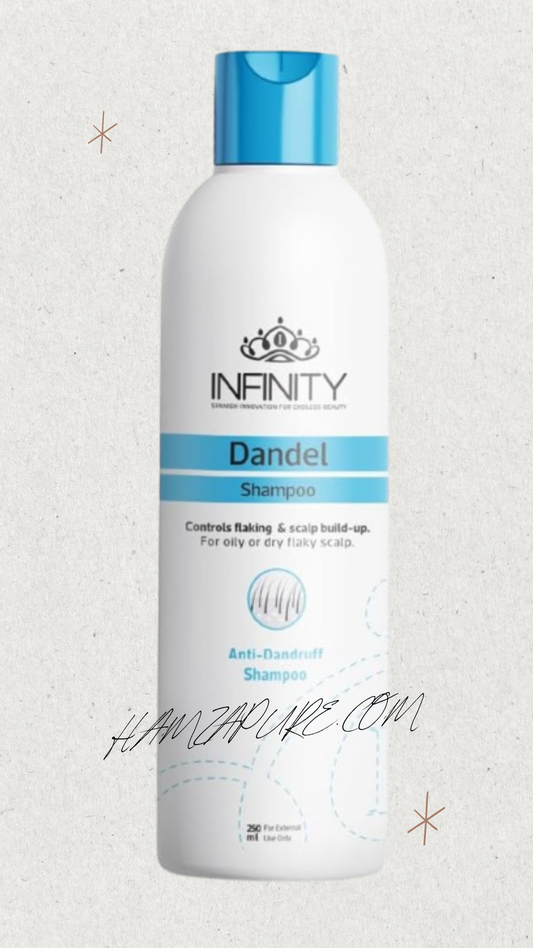 INFINITY DANDEL Medicated Anti-Dandruff Shampoo 250 ML