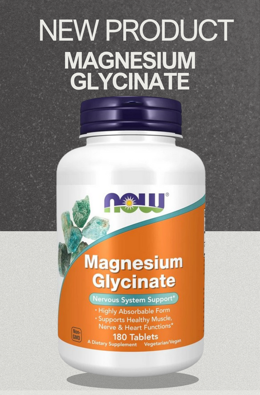 MAGNESIUM GLYCINATE 180 TAB NOW