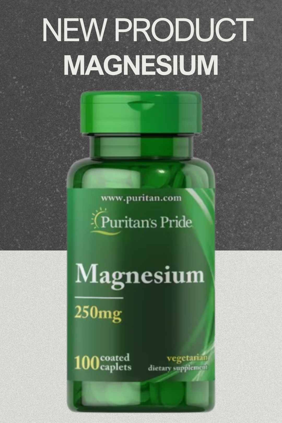 MAGNESIUM 250 - PURITAN’S PRIDE - 100 CAP