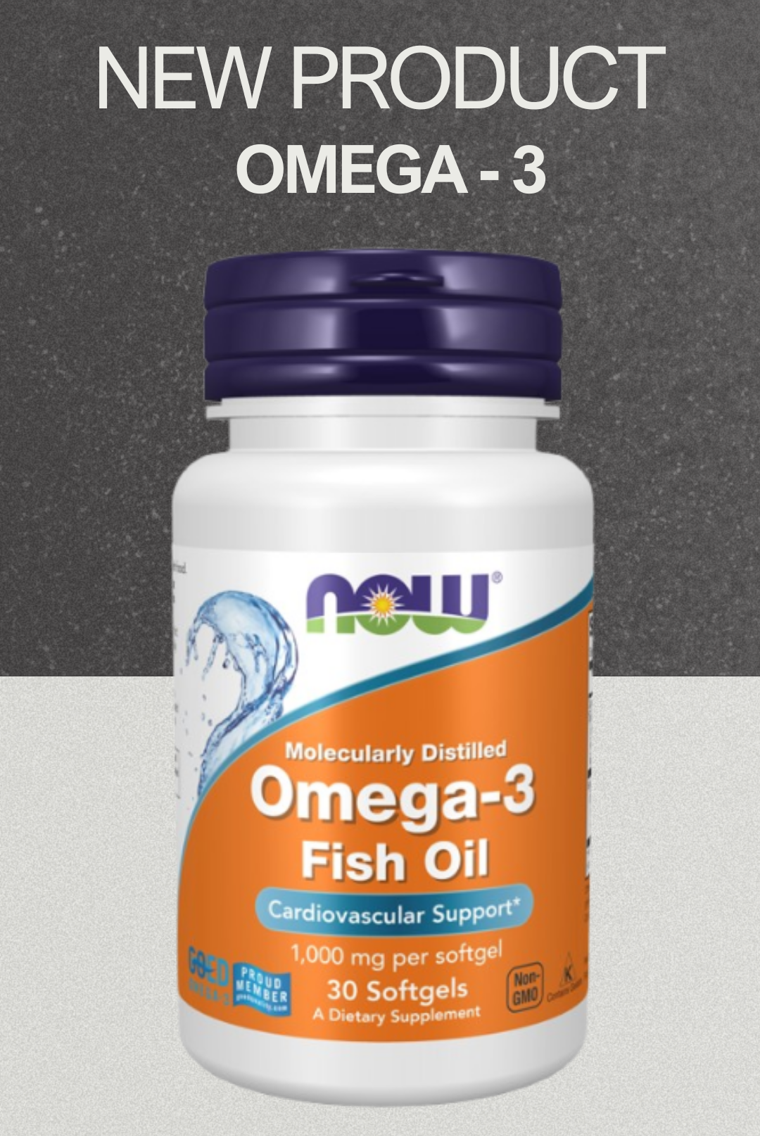 OMEGA - 3 " NOW " / 100 CAP