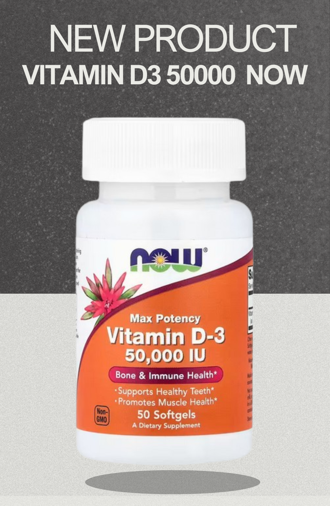 VITAMIN D3 50000 / 50 SOFTGELS