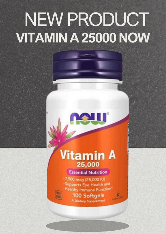 VITAMIN A 25000 -100 SOFTGELS NOW