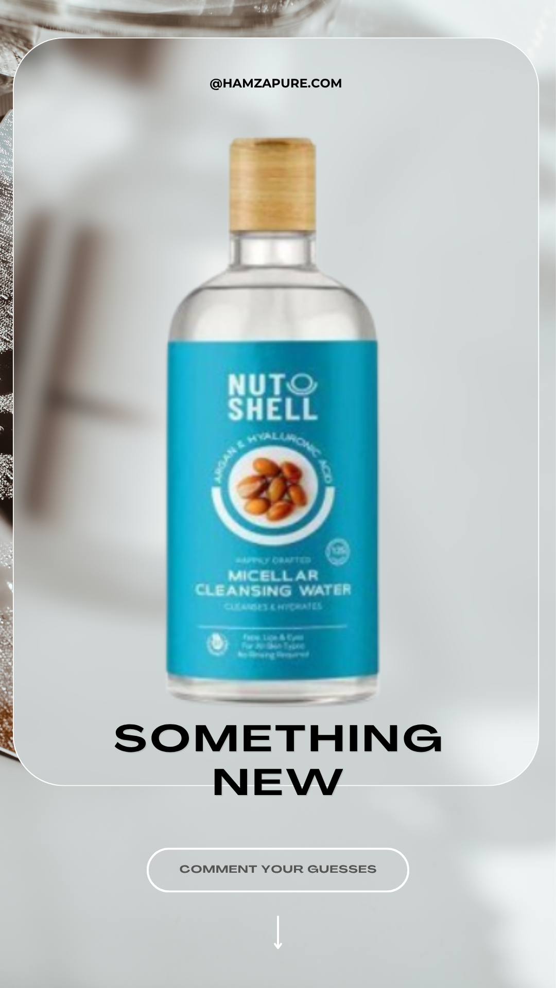 NUT SHELL ARGAN AND HYALURONIC MICELLAR CLEANSING WATER 250ML
