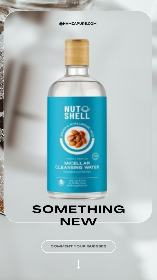 NUT SHELL ARGAN AND HYALURONIC MICELLAR CLEANSING WATER 250ML