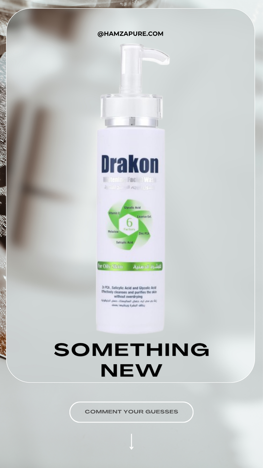 DRAKON WHITENING FACIAL WASH FOR OILY SKIN 200 ML
