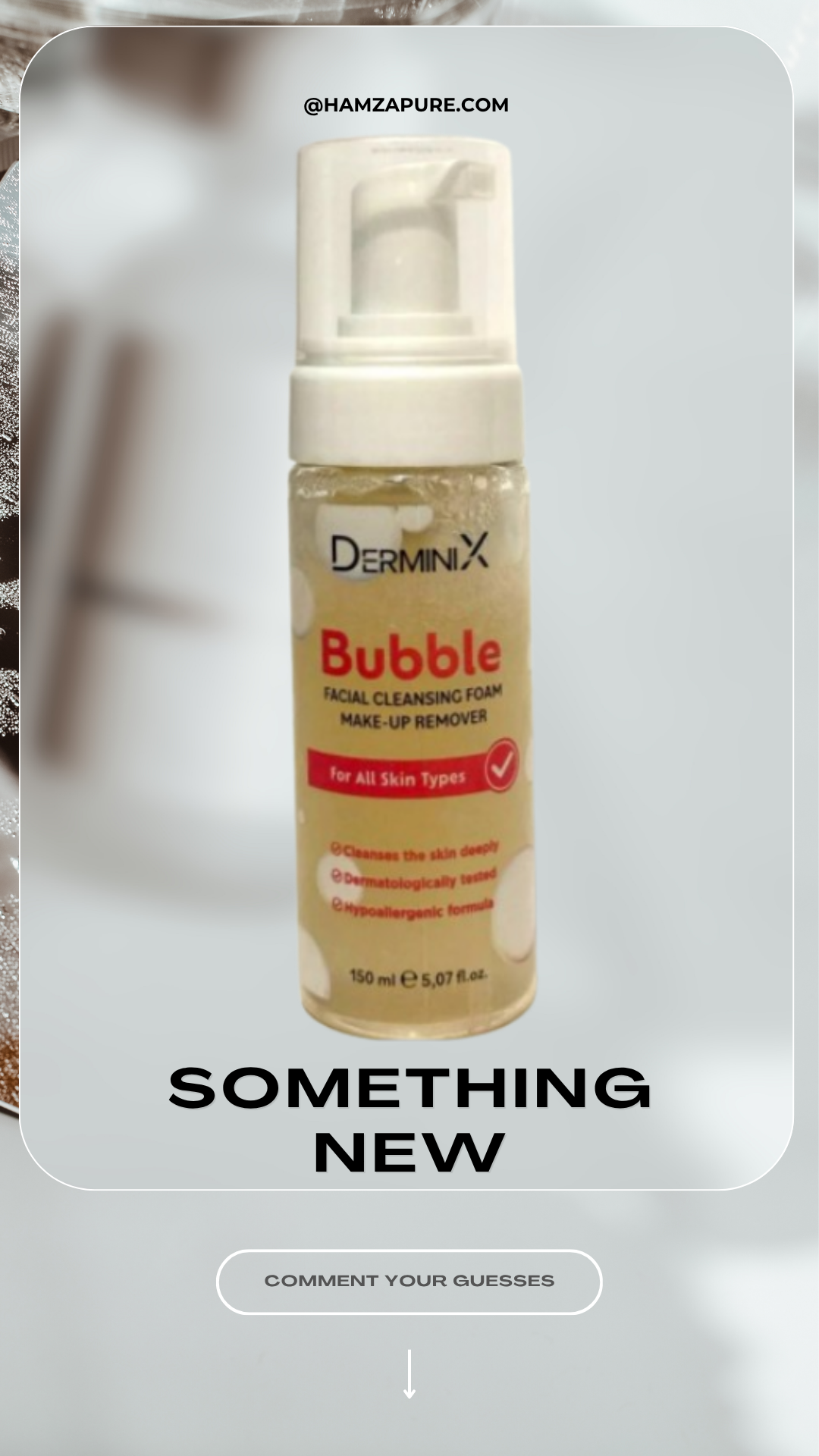 DERMINIX BUBBLE FACIAL CLEANSING FOAM 150 ML