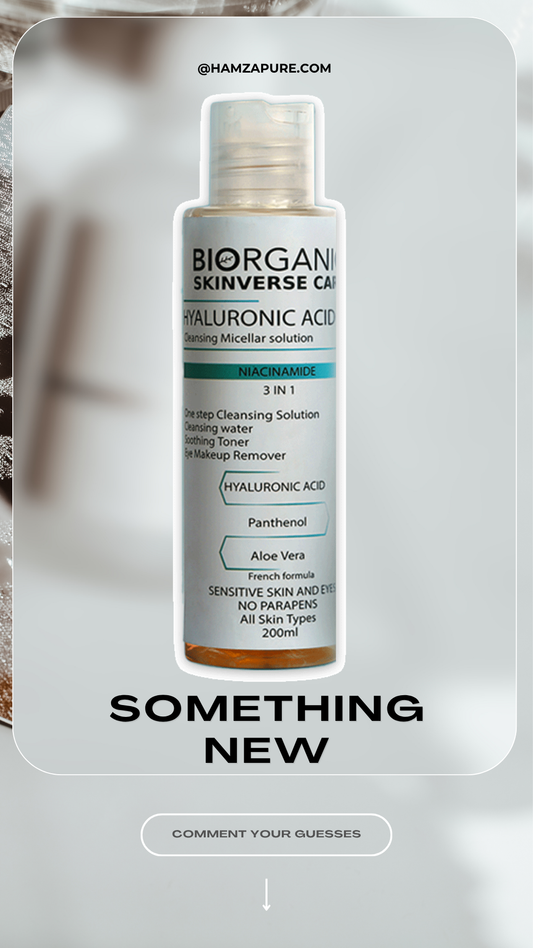 BIORGANIC HYALURONIC ACID 3 IN 1 MICELLER SOLUTION 200 ML