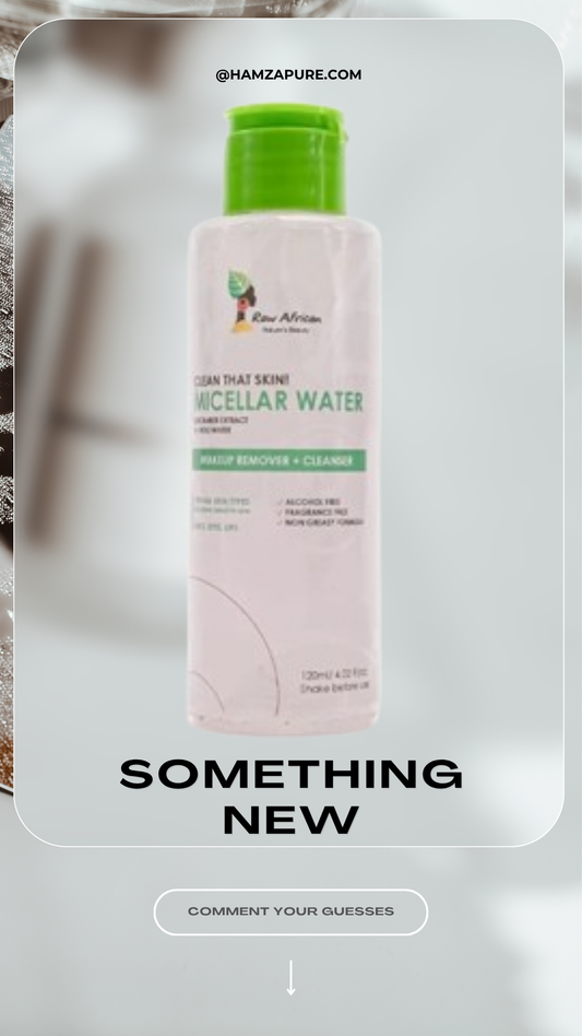 RAW AFRICAN MICELLAR WATER 120 ML