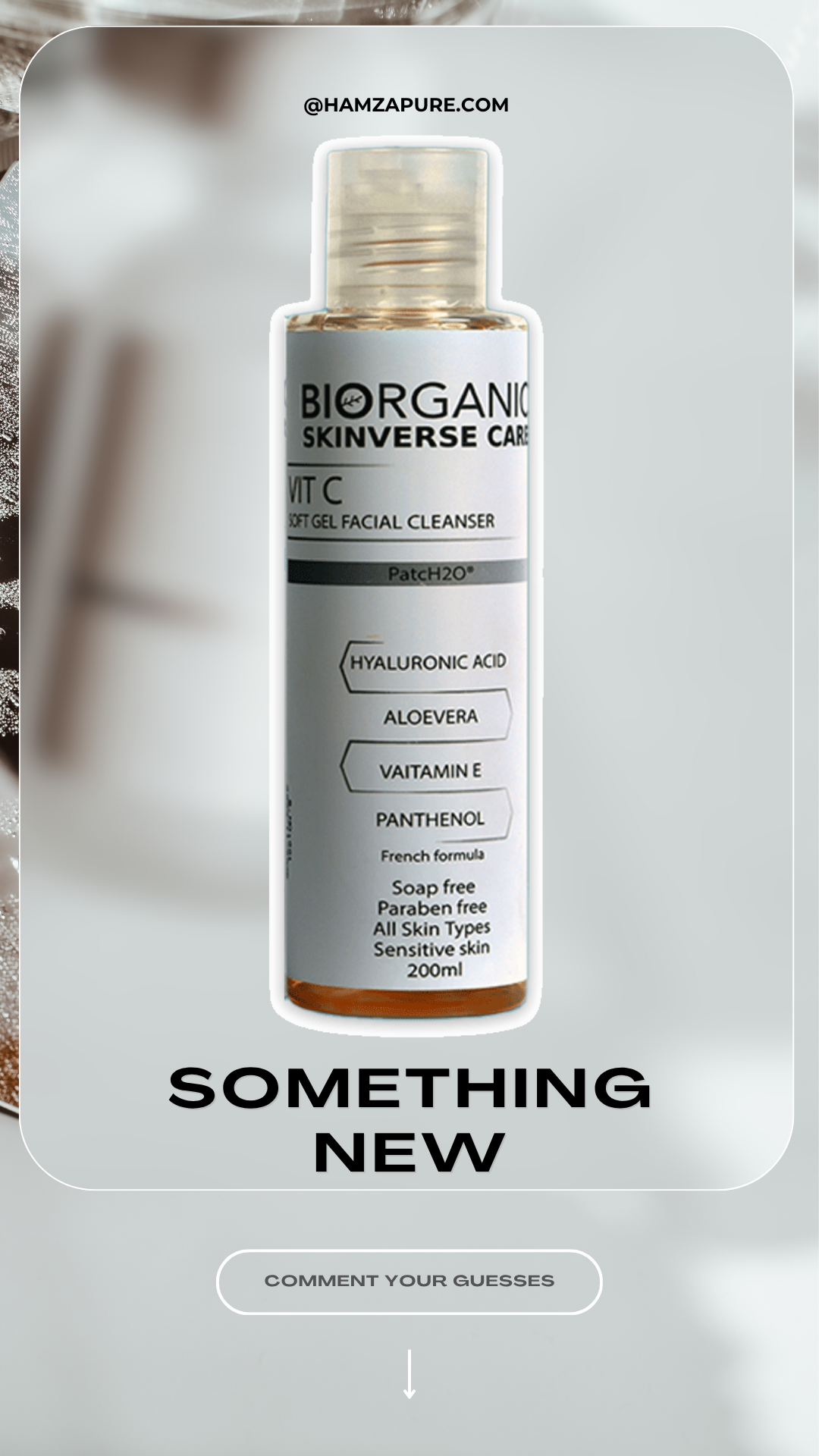 BIORGANIC VITAMIN C SOFT GEL FACIAL CLEANSER 200 ML
