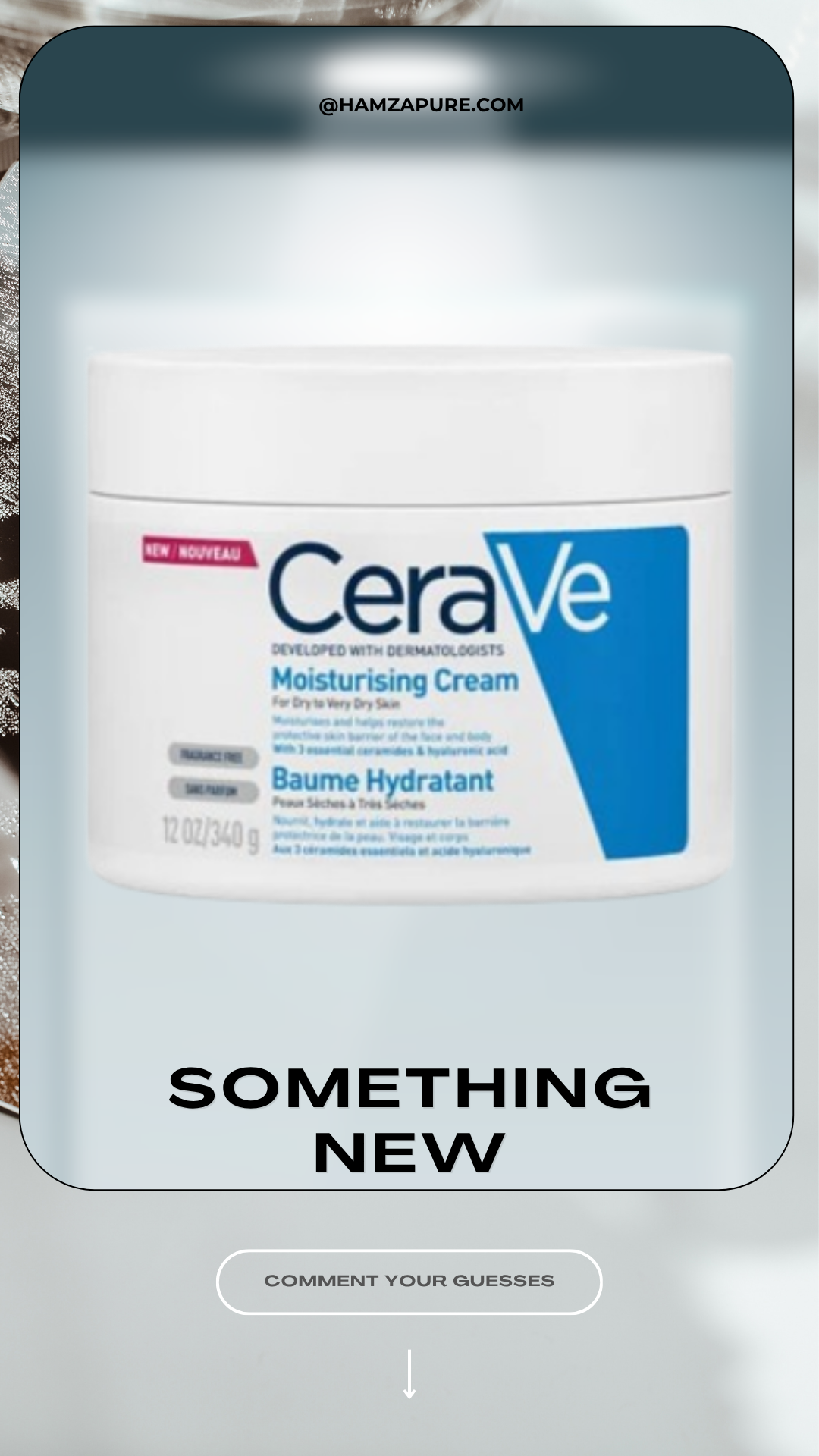 CERAVE MOISTURIZING CREAM FOR DRY SKIN WITH HYALURONIC ACID 340 GM