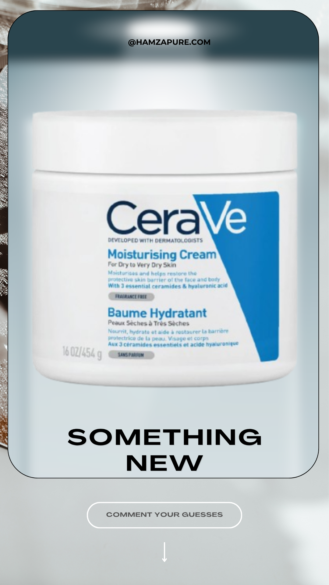 CERAVE MOISTURIZING CREAM FOR DRY SKIN WITH HYALURONIC ACID 454 GM