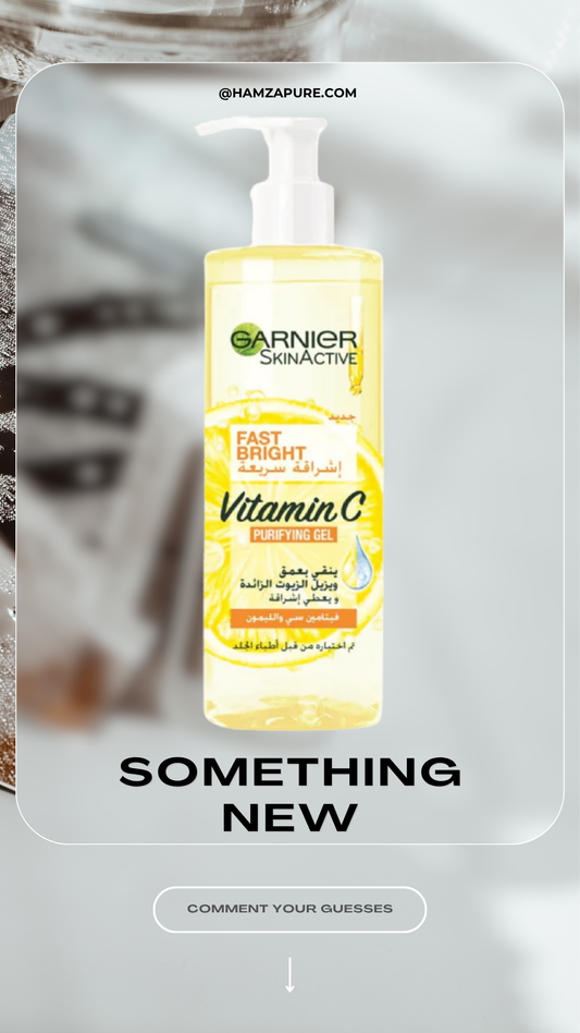 Garnier Fast Bright Vitamin C Purifying Gel Wash 400 Ml