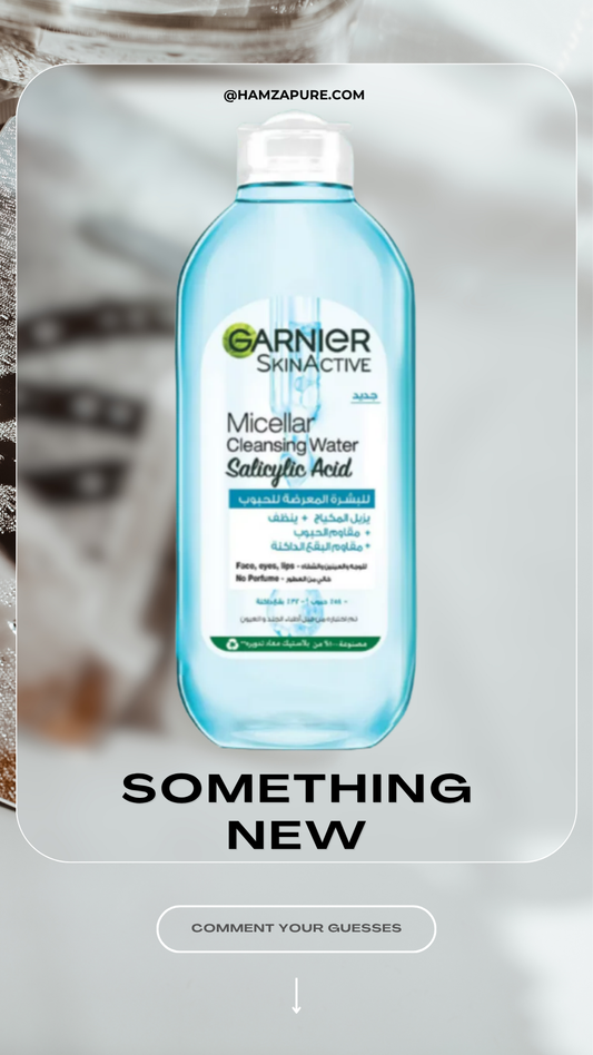 GARNIER MICELLAR WATER WITH SALICYLIC ACID 400 ML