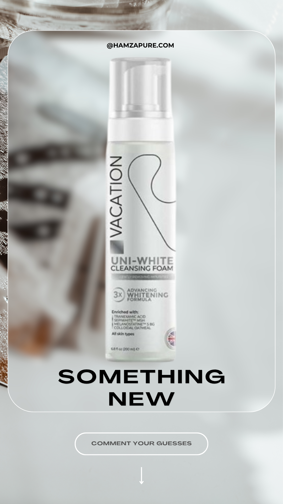 VACATION UNI WHITE CLEANSING FOAM 200 ML