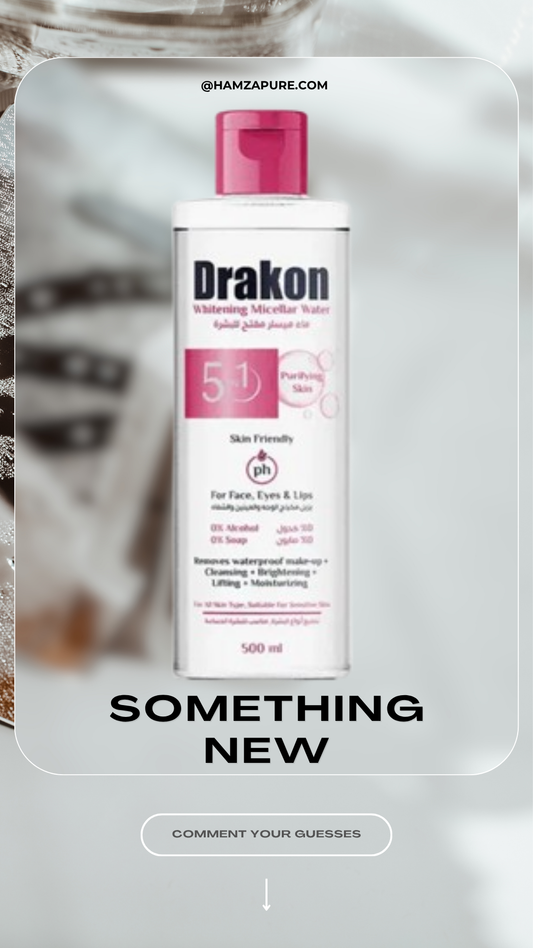 DRAKON WHITENING MICELLAR WATER MAKE UP REMOVER 500 ML
