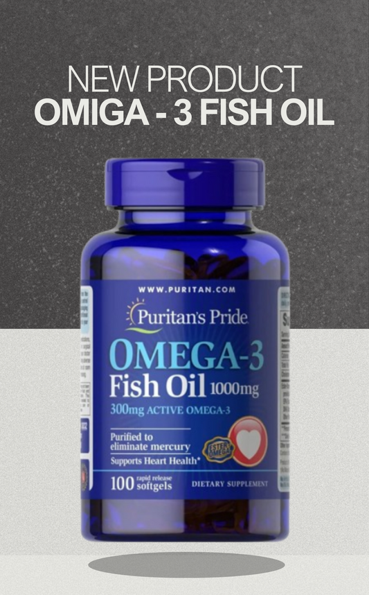 omega-3 fish oil 1000 puritan’s pride 100 CAP