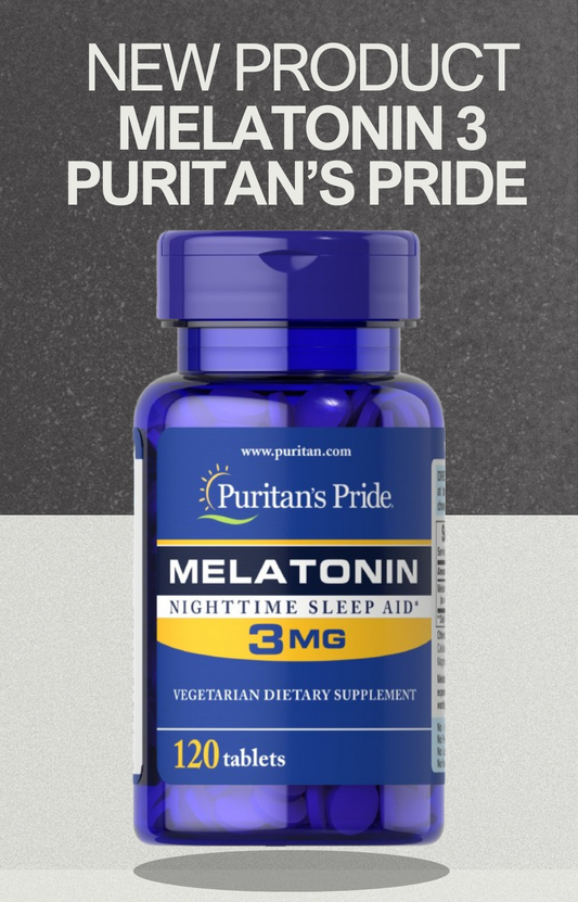 MELATONIN 3 PURITAN’S PRIDE 120 CAP