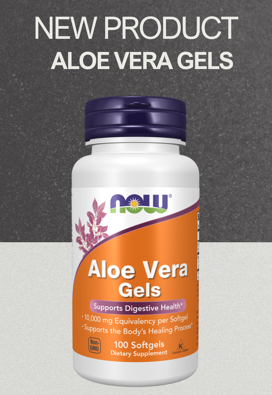 ALOE VERA GELS - NOW 100 CAP