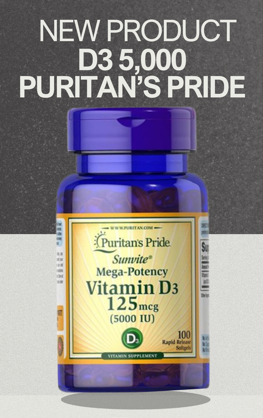 D3 5000 PURITAN’S PRIDE 100 CAP