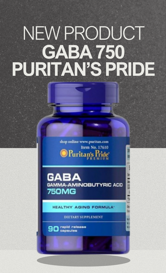 GABA 750 PURITAN’S PRIDE 90 CAP