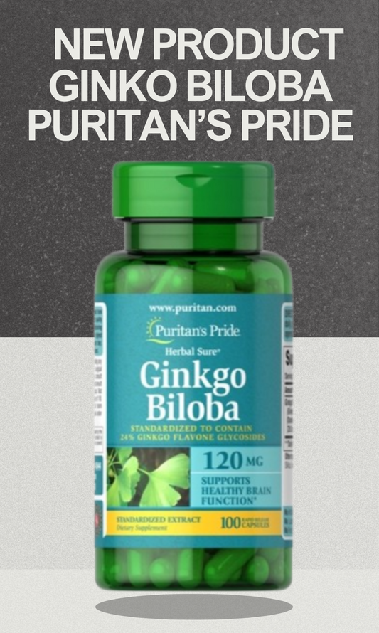 GINKGO BILOBA PURITAN’S PRIDE 100 CAP