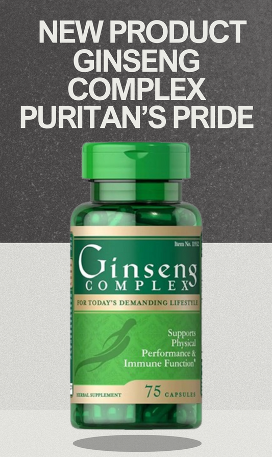GINSENG COMPLEX PURITAN’S PRIDE 75 CAP
