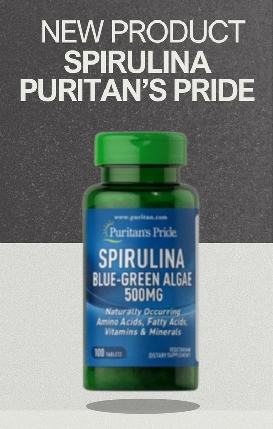 SPIRULINA 500 PURITAN’S PRIDE 100 CAP