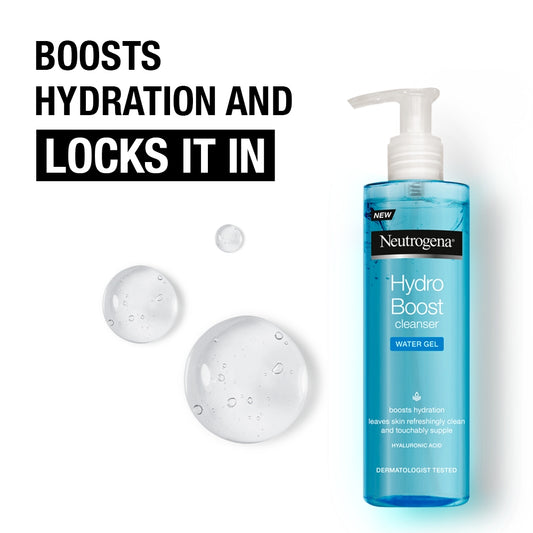 NEUTROGENAR HYDRO BOOST WATER GEL CLEANSER - HYALURONIC ACID